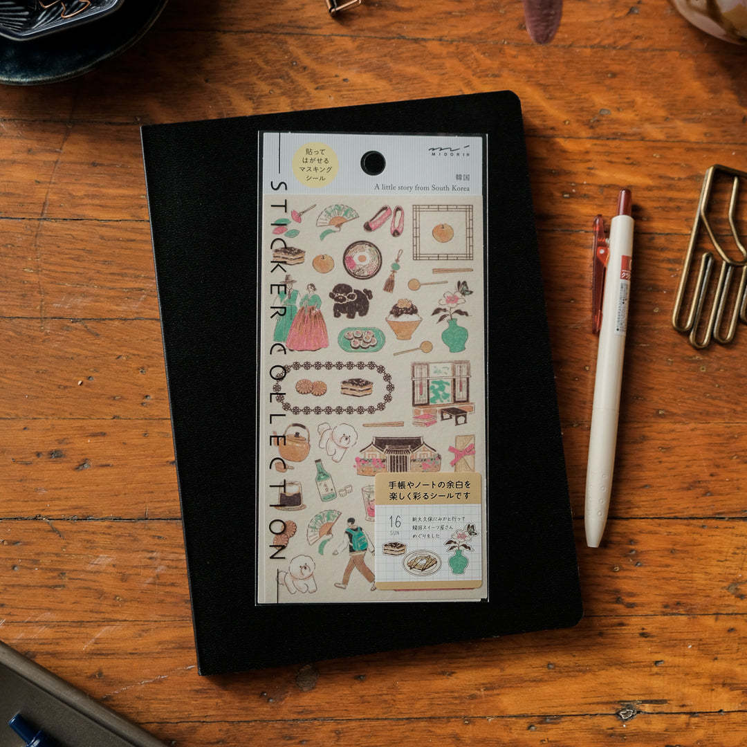 Midori Stickers 2716 Korean Motifs