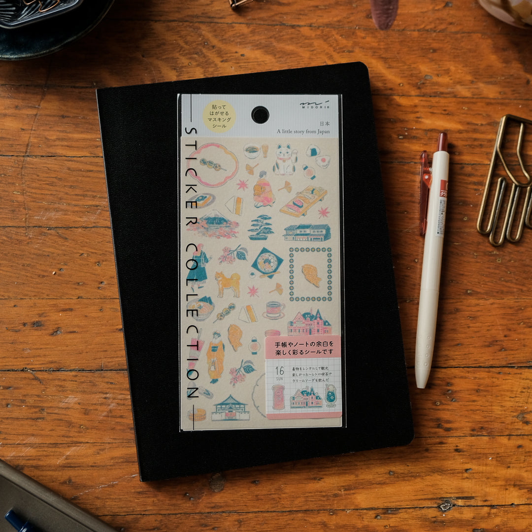 Midori Stickers 2719 Japanese Motifs