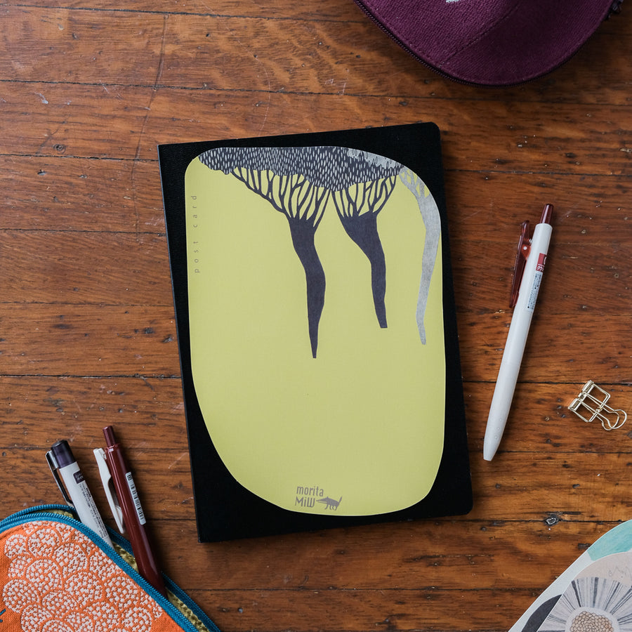 moritaMiW Postcard - Tiger and Moon M-69814-00-1