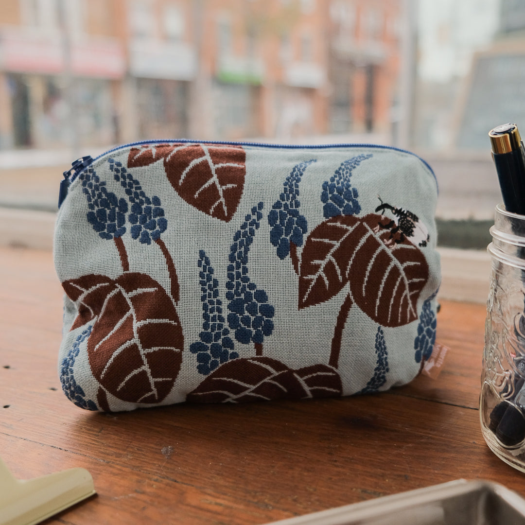 moritaMiW Pen Case - Weevil/Light Blue