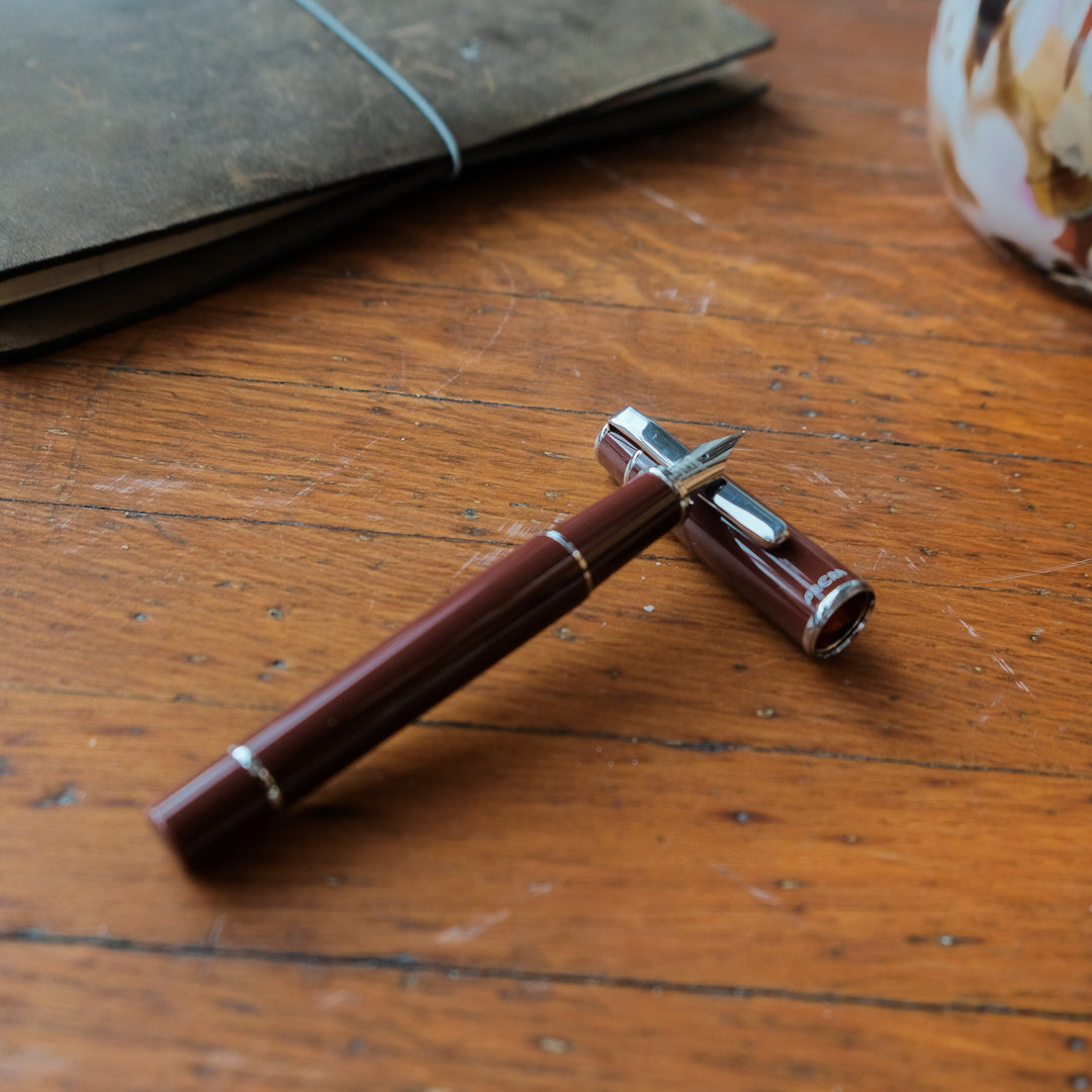 Pilot Prera Fountain Pen - Red Brown