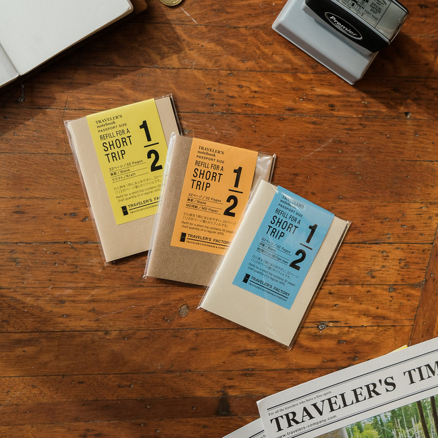 TRAVELER'S Factory Short Trip Refill - Cream (Passport)
