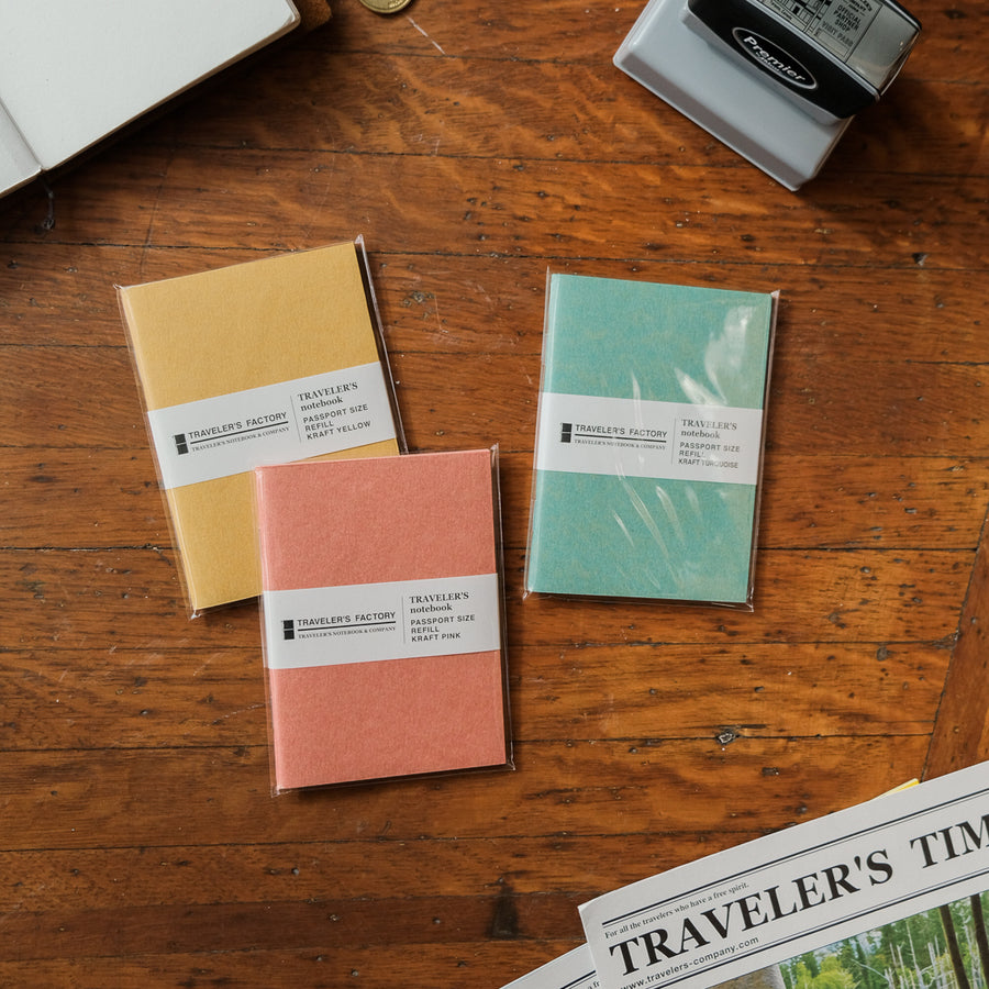 TRAVELER'S Factory Original Color Refill - Kraft Yellow (Passport)