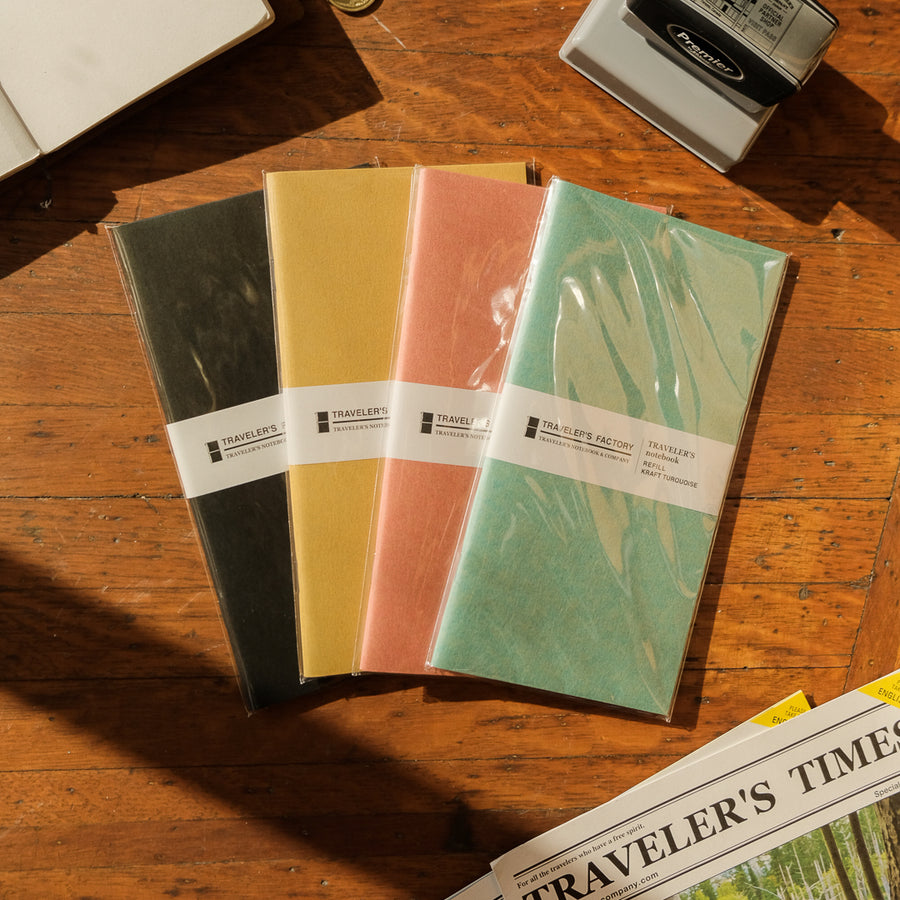 TRAVELER'S Factory Original Color Refill - Kraft Turquoise (Regular)