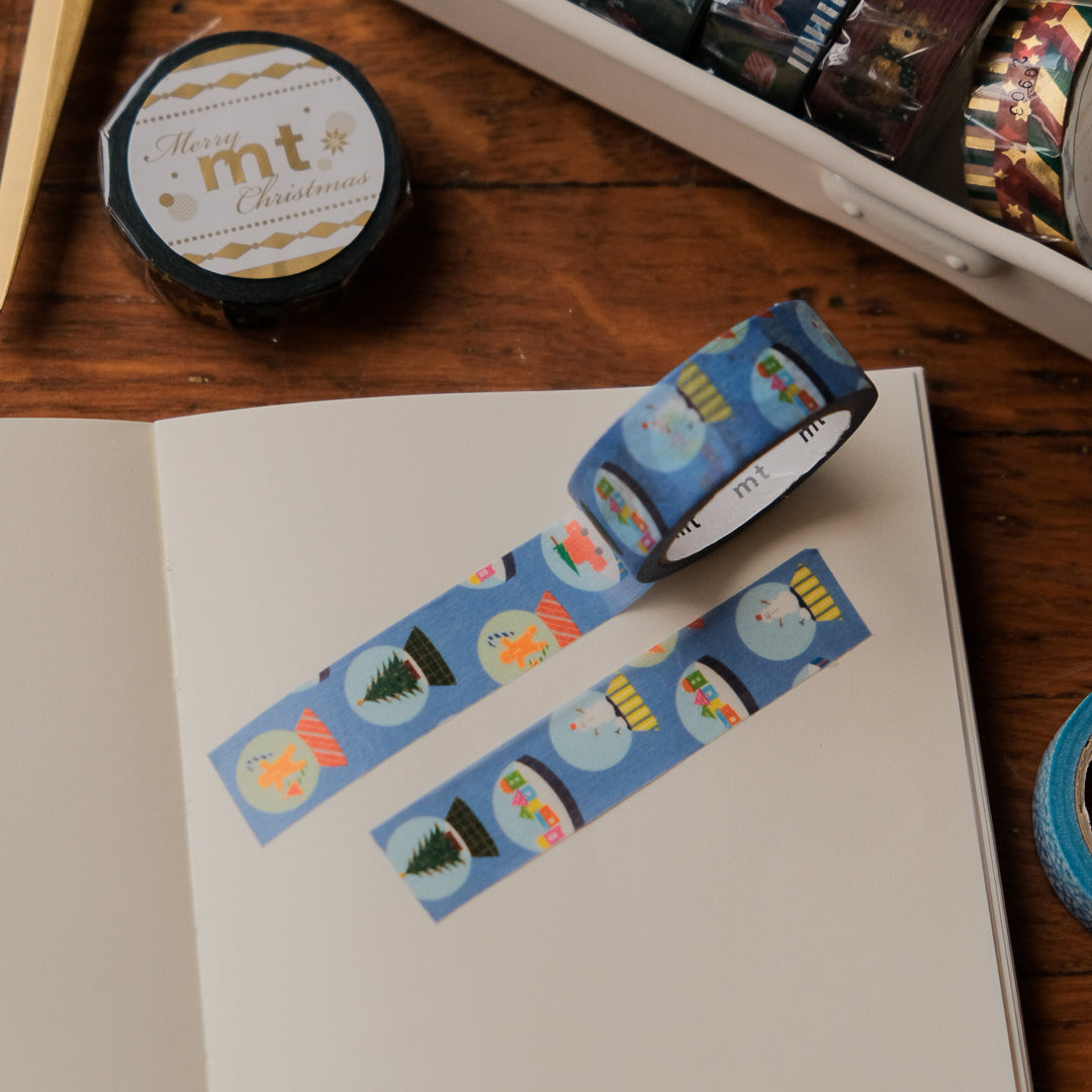 mt Christmas Masking Tape - Snow Globe MTCMAS163