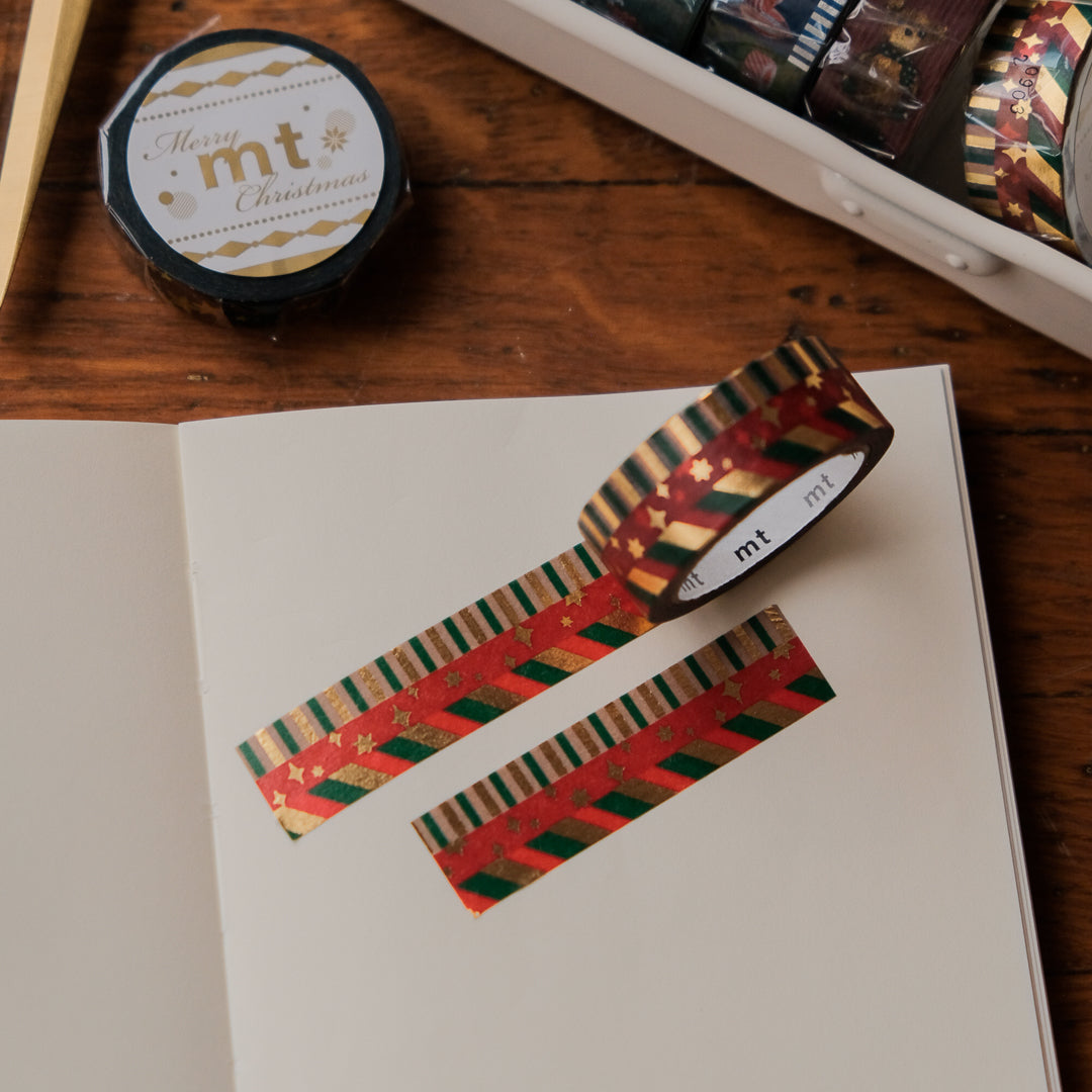 mt Christmas Masking Tape - Happy Color Pattern MTCMAS165