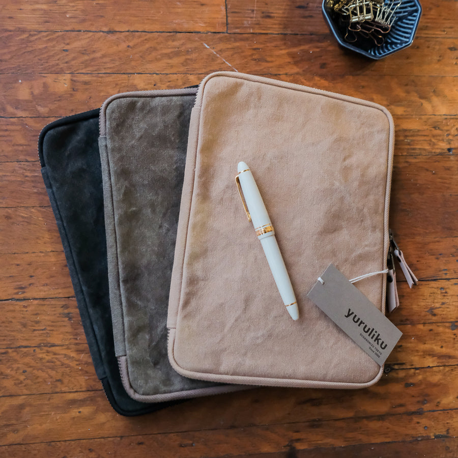 Yuruliku Flat Tool Case A5 - Beige