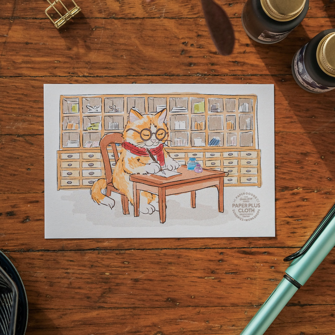 Paper Plus Cloth x Yippee Postcard - Cat