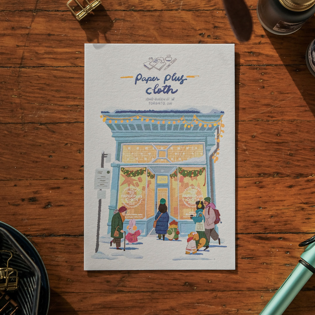 Paper Plus Cloth x Mimemo Postcard - Storefront