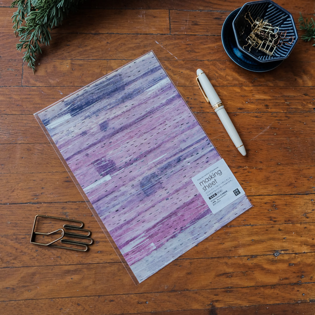 Chamil Garden Masking Sheets - Japanese Paper - Murasakitobi MTK-CH311