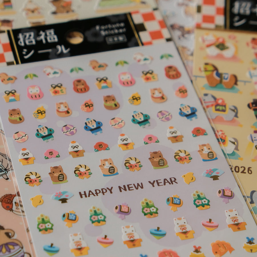 Mind Wave Lucky Seal Sticker Sheet - Year of the Horse 7 82493