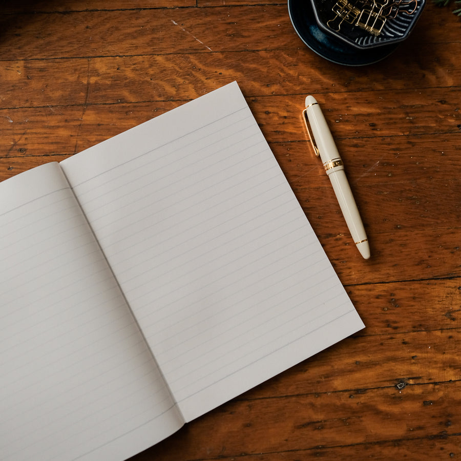 Tsubame Foolscap University Notebook - A5 Lined (80 Sheets)