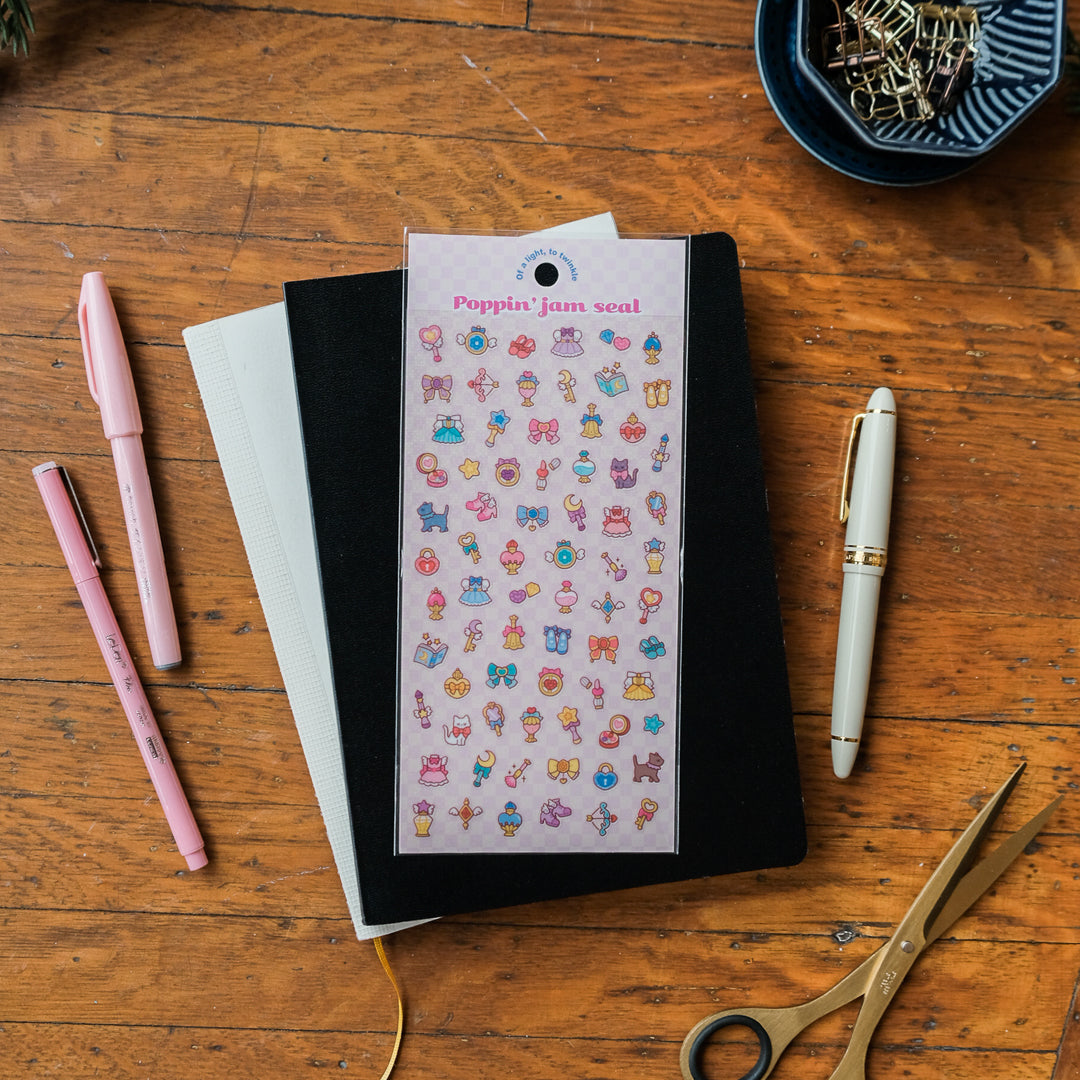 Mind Wave Poppin' Jam Seal Sticker Sheet - Magical 82607