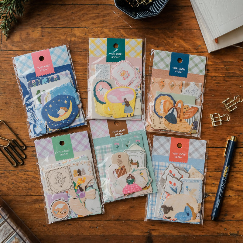 Mind Wave Yori-Dori Sticker Flakes - Bread Basket 82561