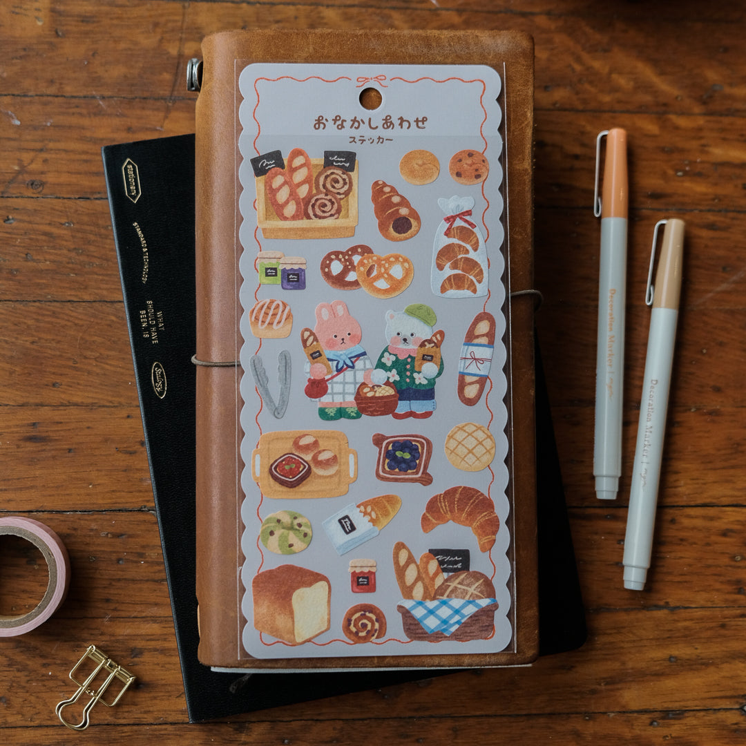 Mind Wave Happy Belly Sticker Sheet - Fluffy Bakery 82661