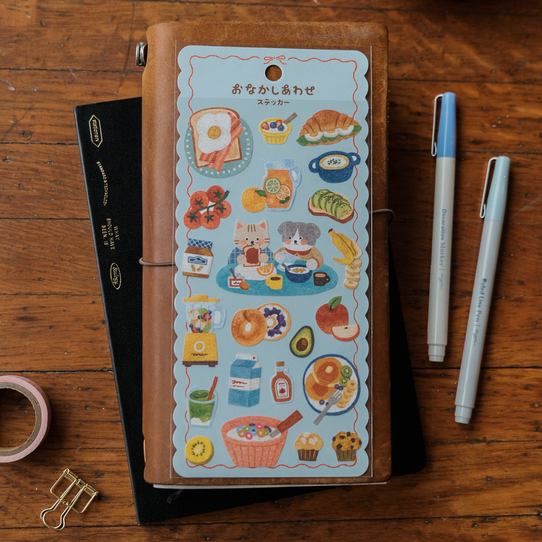 Mind Wave Happy Belly Sticker Sheet - Munching Morning 82663