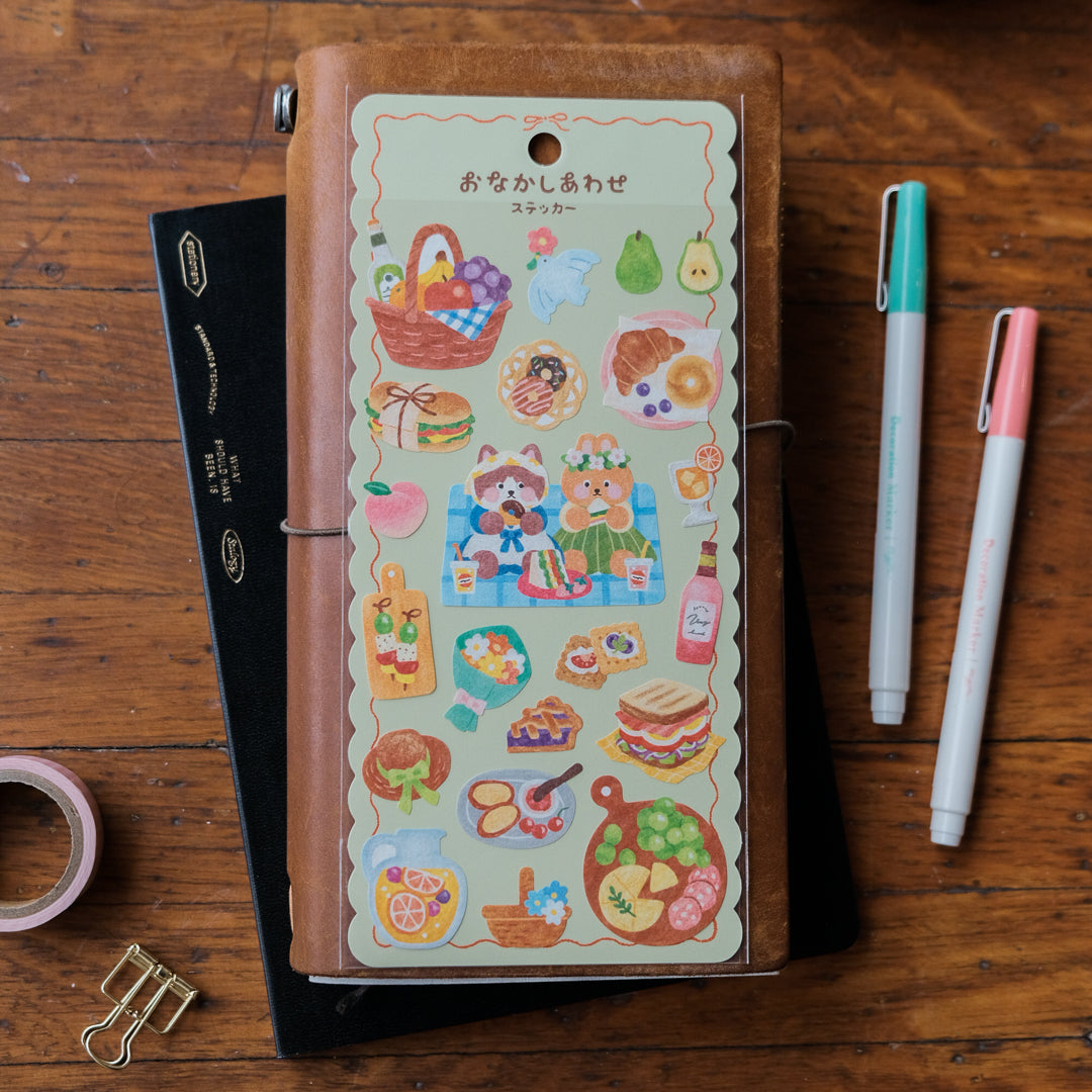 Mind Wave Happy Belly Sticker Sheet - Sparkling Picnic 82665