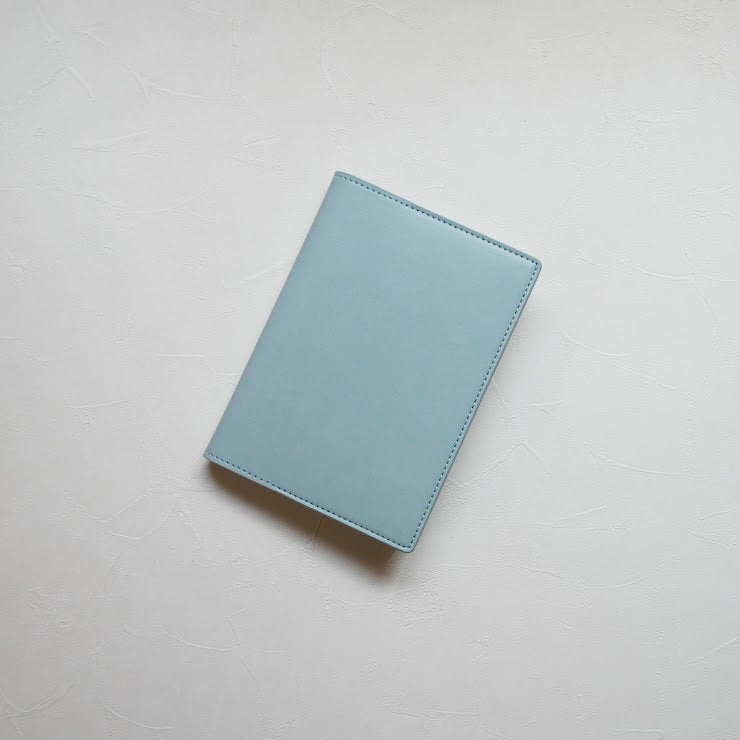 2025 Take A Note A6 Planner COVER PU Leather - Pale Blue