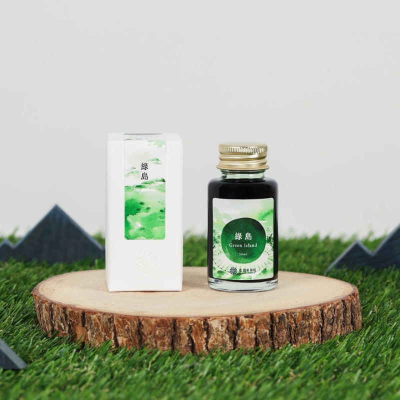 Lennon Tool Bar Fountain Pen Ink 30ml Bottle - 2025 Autumn - Green Island