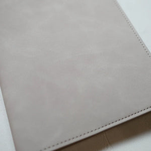 2025 Take A Note B6 Planner COVER PU Leather - Light Beige