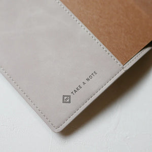 2025 Take A Note B6 Planner COVER PU Leather - Light Beige
