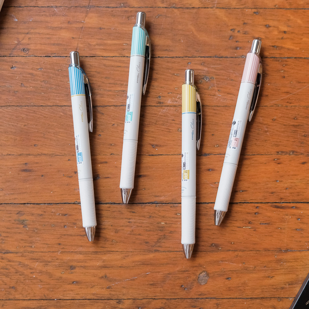 Pentel Energel Clena - 0.5 - White Body