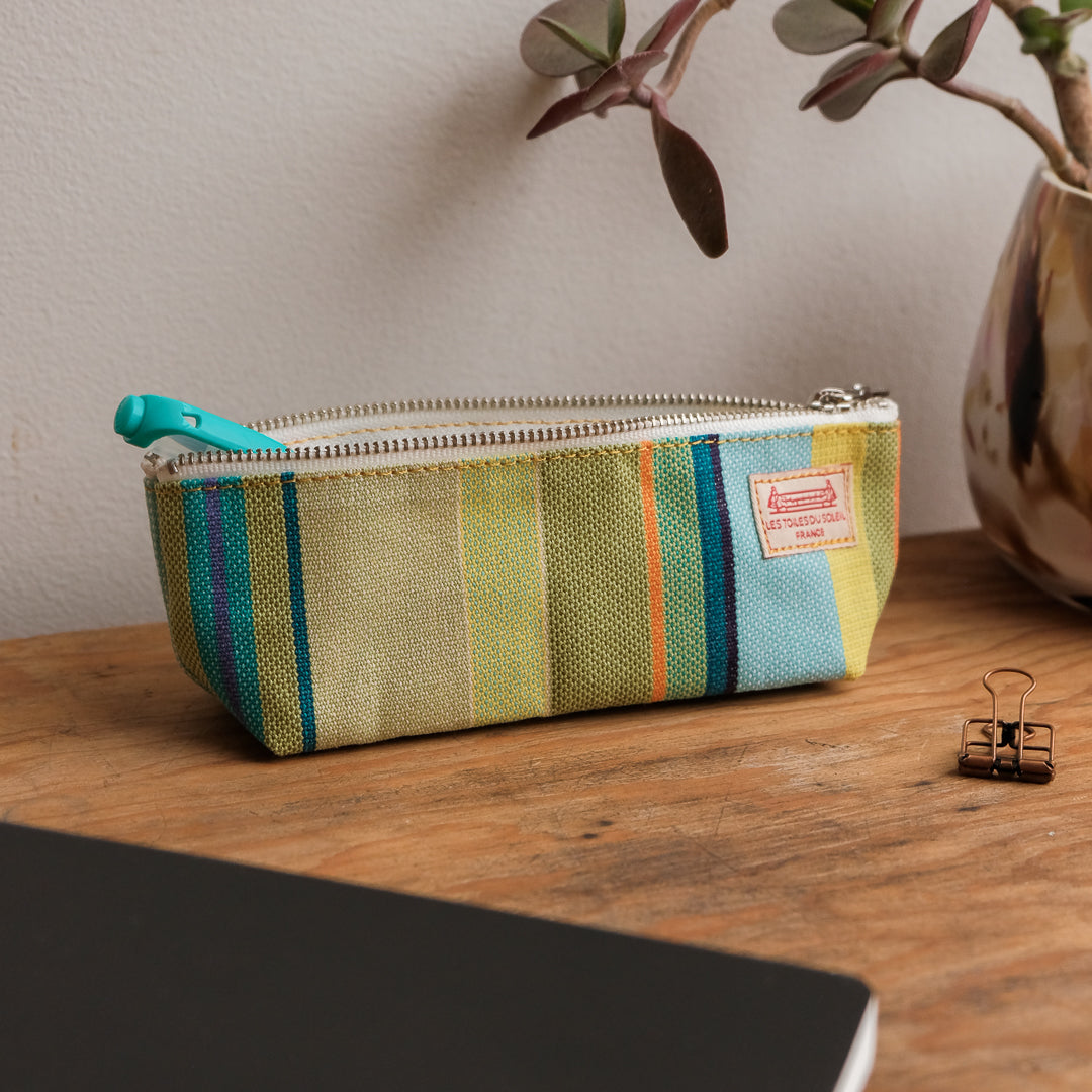 LTDS Gusseted Pen Pouch - RENOIR Vert