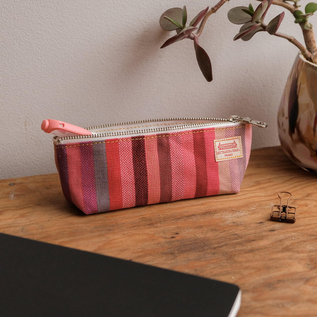 LTDS Gusseted Pen Pouch - PETITE DANI Rose