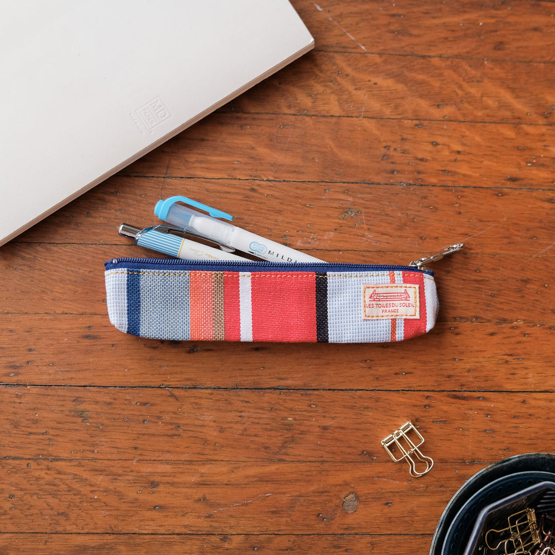 LTDS Mini Pen Pouch - DA SILVA Rouge Blanc