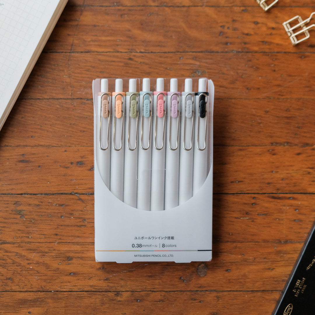 Uni-ball One Limited Edition Fika - 0.38 Set of 8