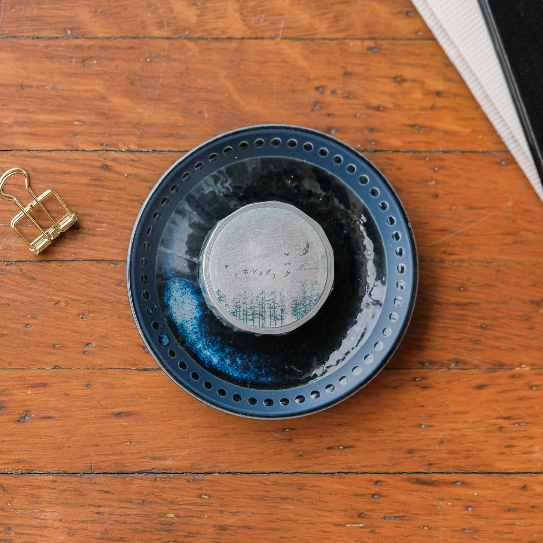 Yohaku Washi Tape - Y-176 Starry Nightshade