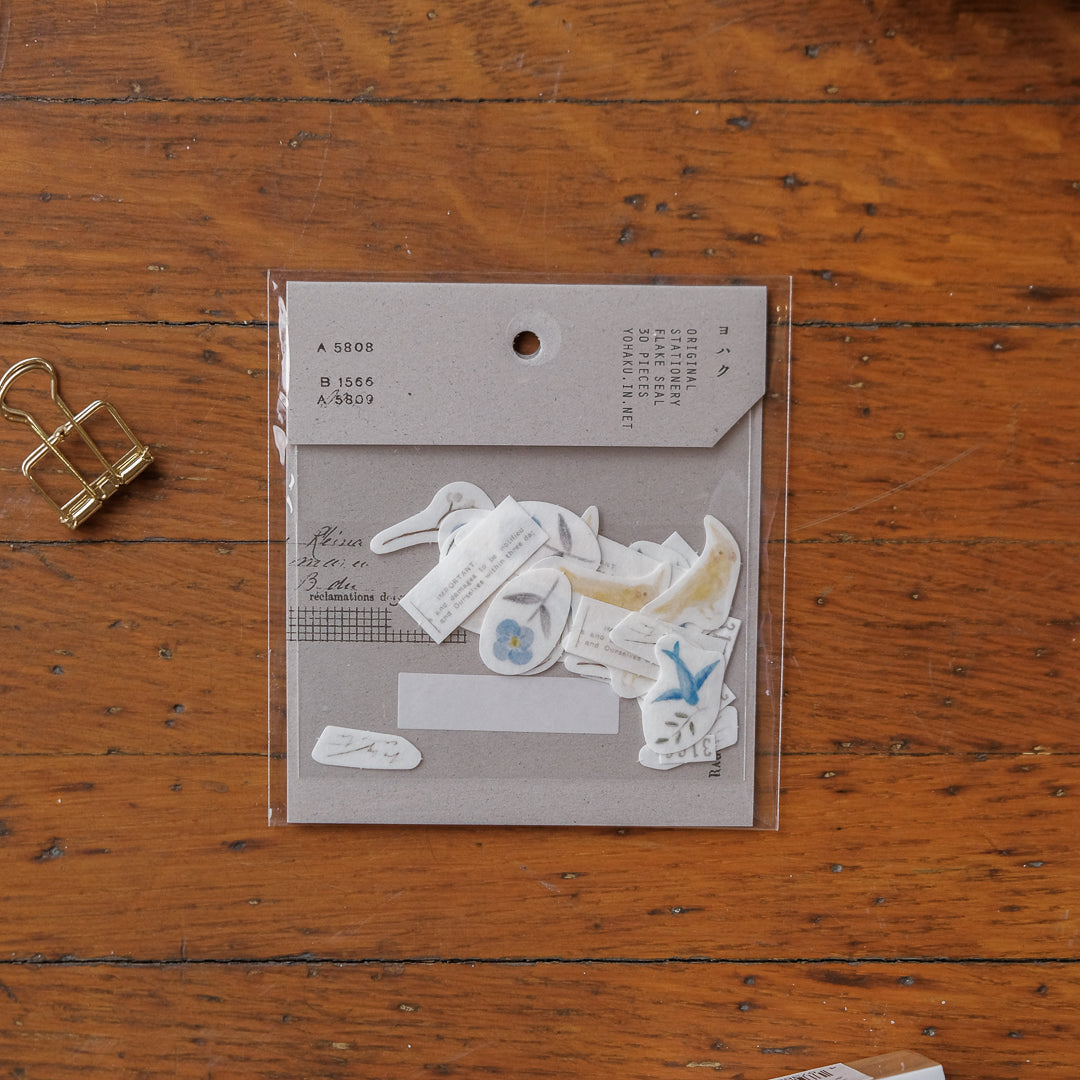 Yohaku Sticker Flakes - F-020 Humming