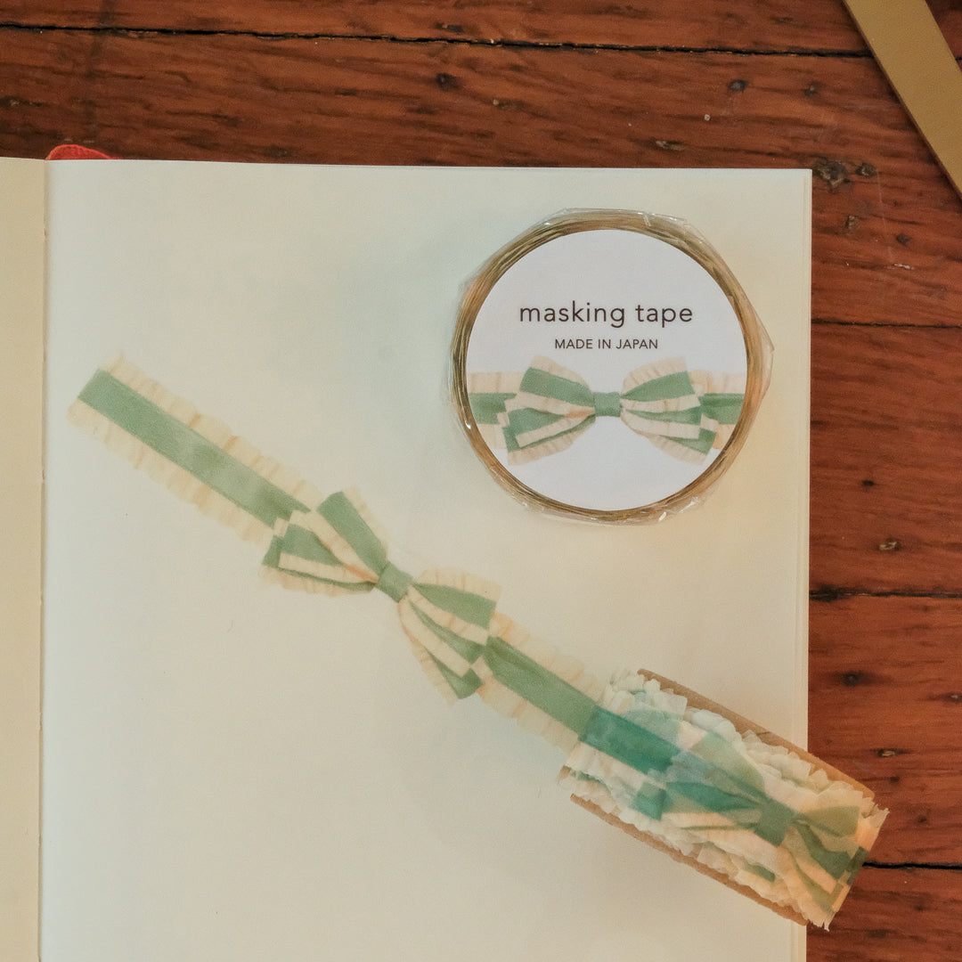 Mind Wave Masking Tape Die-Cut "Ribbon" - 95588  Frill Green