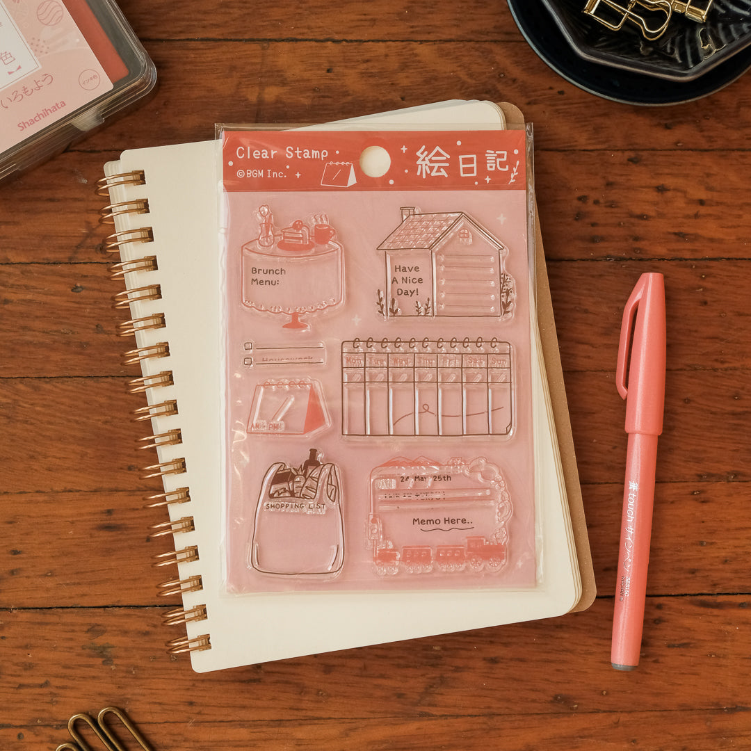BGM Clear Stamp Set - Picture Diary