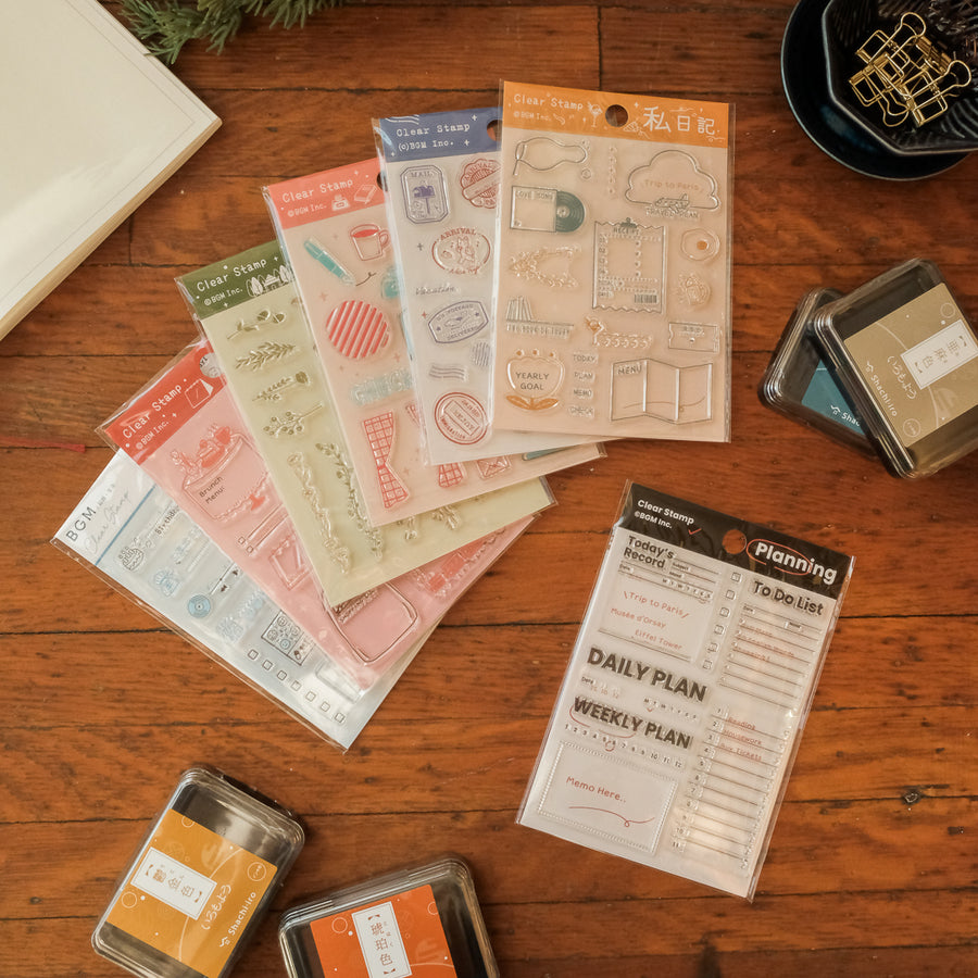 BGM Clear Stamp Set - Picture Diary