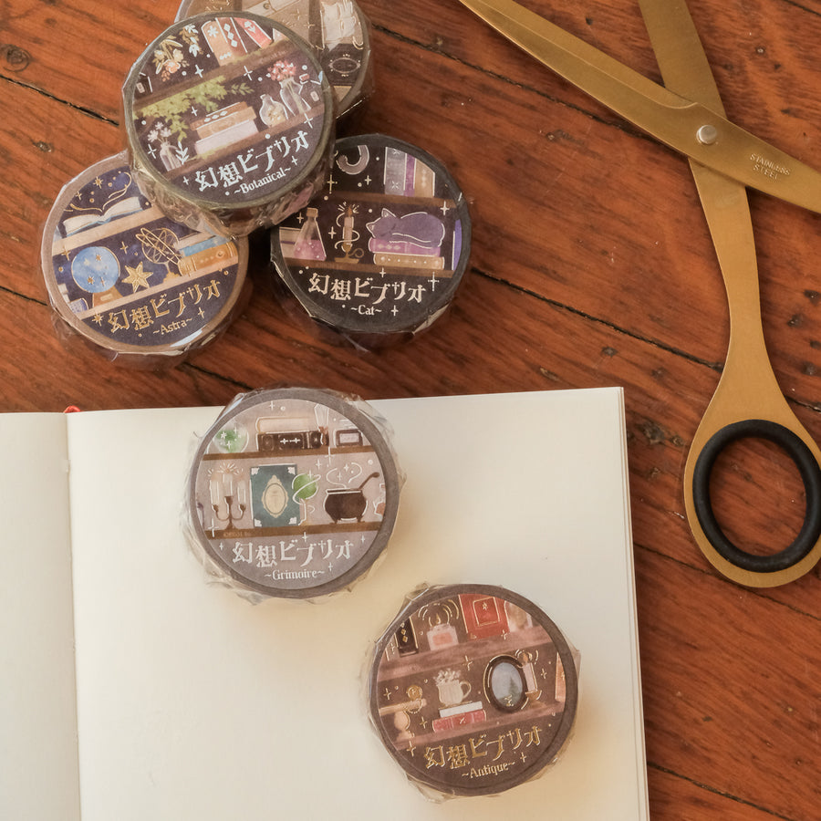 BGM Bookshelf Gensou Vibrio Masking Tape - Antique