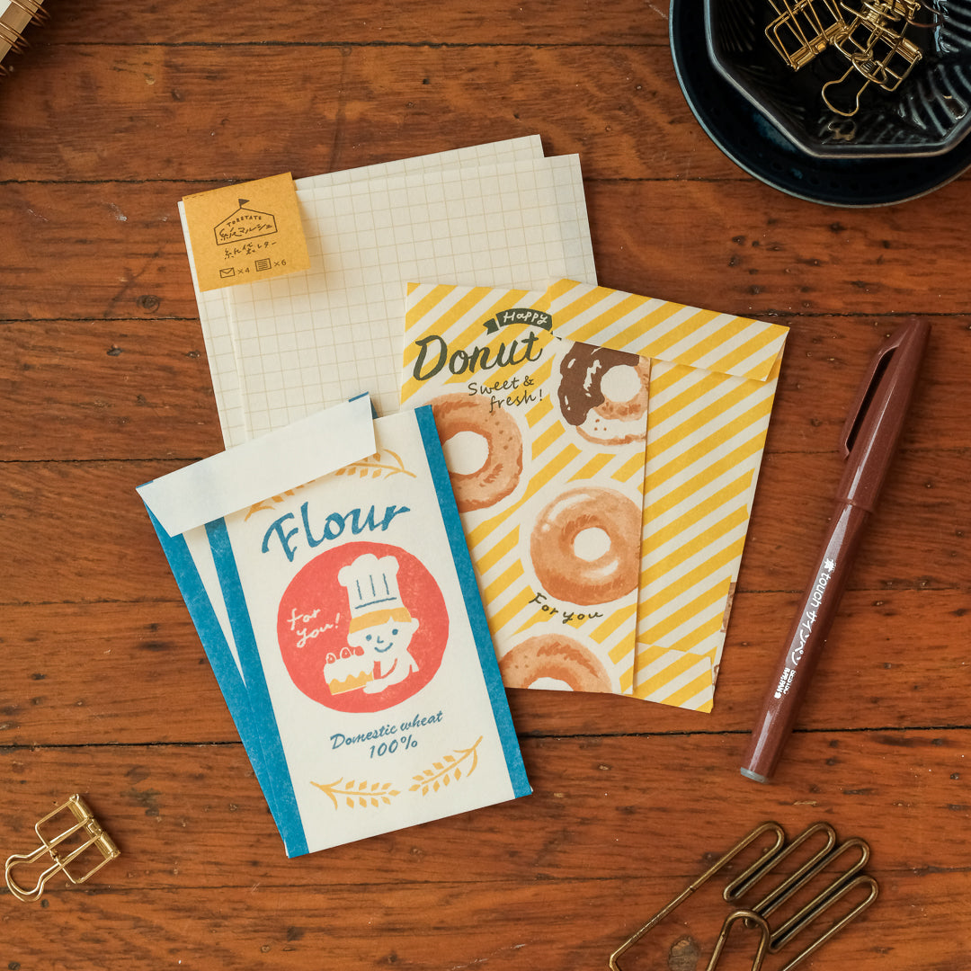 Furukawa Paper Co. Mini Letter Set - Flour & Donuts LT372