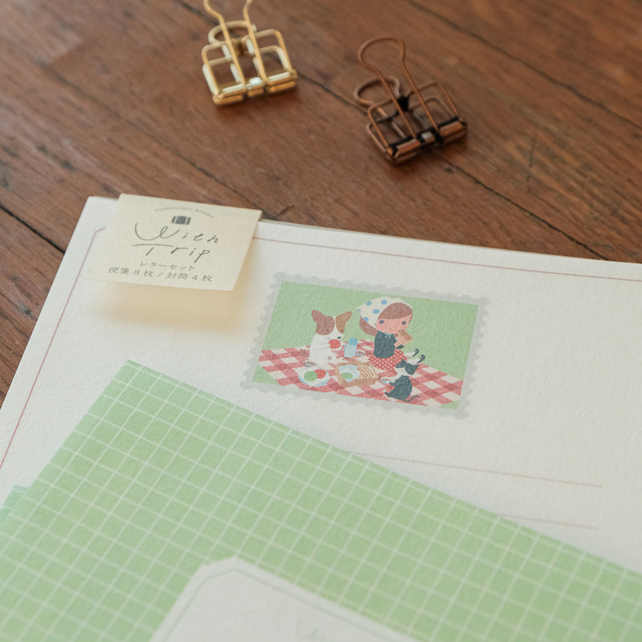 Furukawa Paper Co. Letter Set - Picnic LLL490