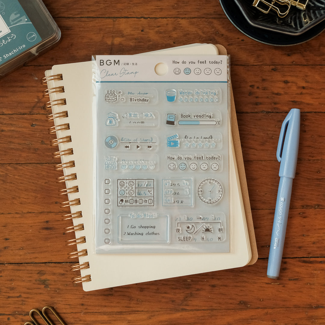 BGM Clear Stamp Set - Life