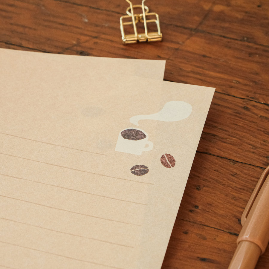 Furukawa Paper Co. Hanko Letter Set - Coffee LLH9