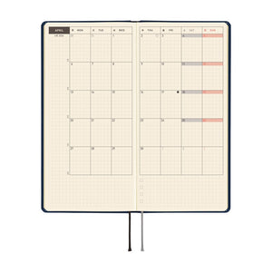2026 Hobonichi Weeks MEGA: Colors - Cosmo Blue