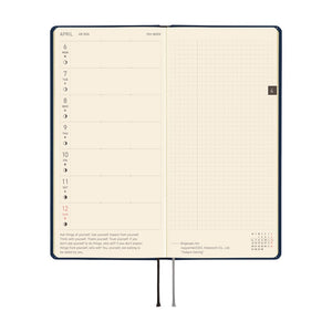 2026 Hobonichi Weeks MEGA: Colors - Cosmo Blue