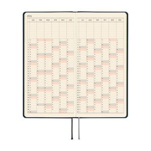 2026 Hobonichi Weeks MEGA: Colors - Cosmo Blue