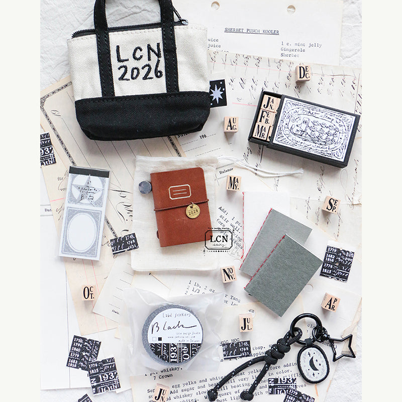 PRE ORDER: LCN 2026 Mini Tote Stationery Set - Brown Cover