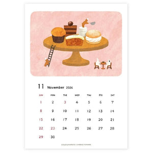 Cozyca x Mariko Fukuoka 2026 Wall Calendar