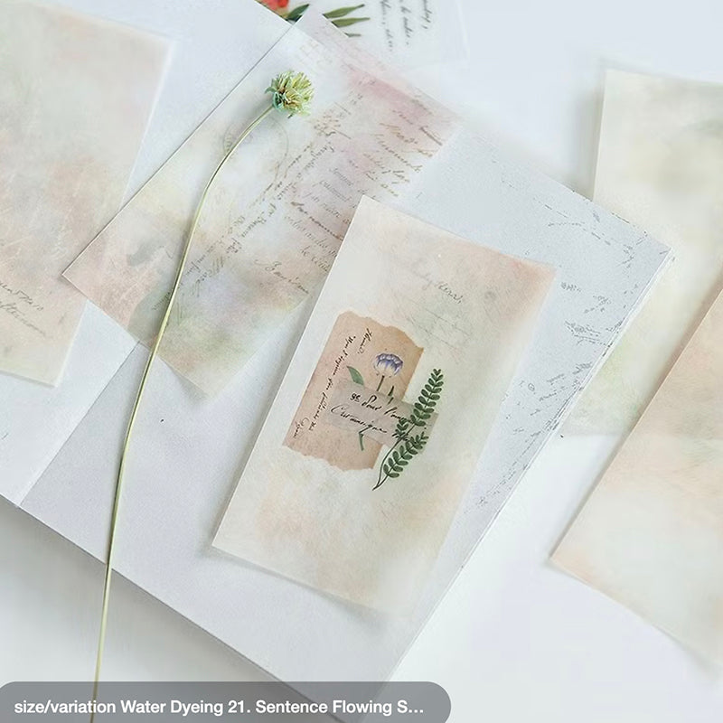 MU Print Dyed Look Tracing Papers - DTP-021