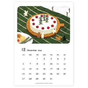 Cozyca x Mariko Fukuoka 2026 Wall Calendar