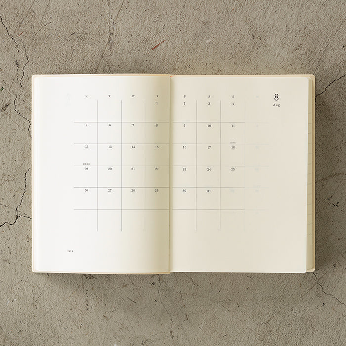 2024 Midori MD Notebook Diary - 1 Day 1 Page - A5