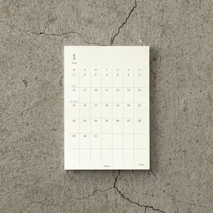 Midori 2024 Diary Sticker Calendar - Small