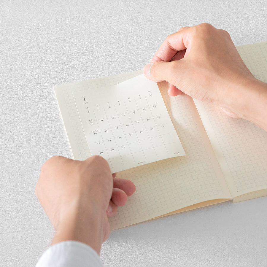 Midori 2024 Diary Sticker Calendar - Small
